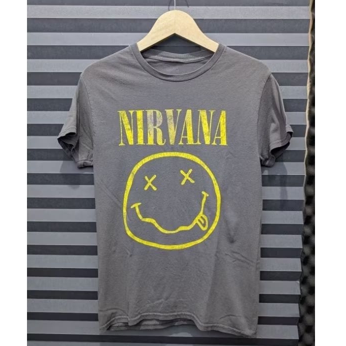 Kaos band Nirvana logo original official murah