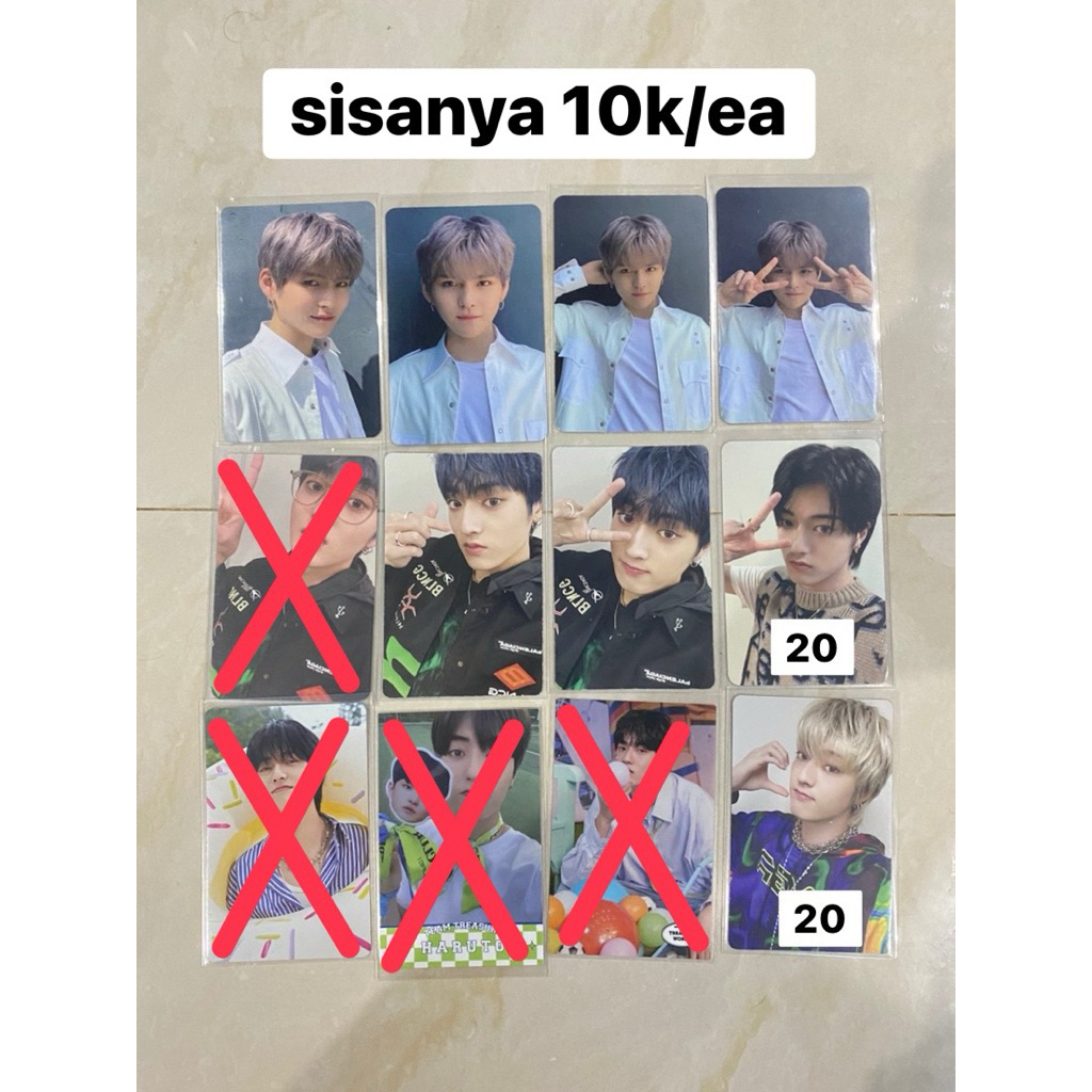 photocard album only treasure haruto yoshi doyoung the second step tss digipack the first step magaz