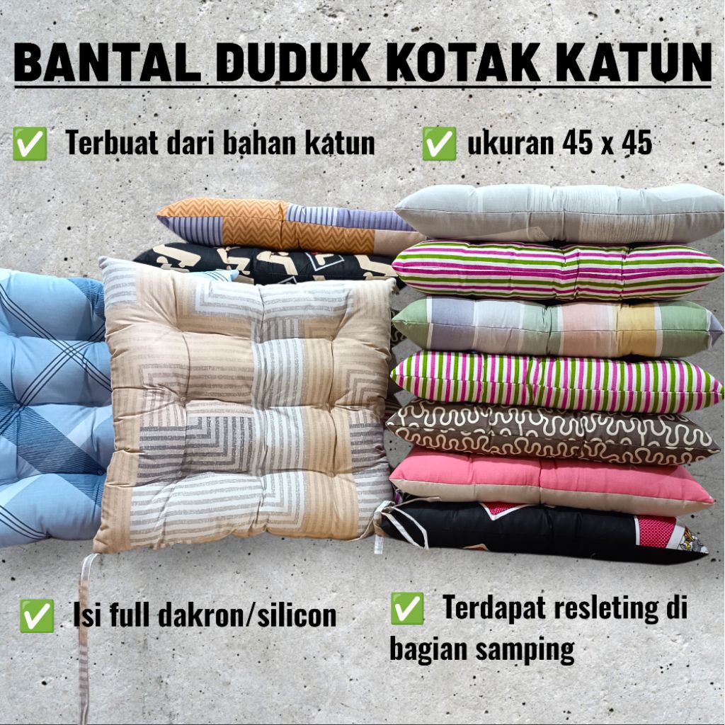 BANTAL/BANTAL DUDUK/BANTAL DUDUK SOFA/BANTAL DUDUK MOBIL/BANTAL MOBIL/BANTAL LESEHAN/BANTAL DUDUK KA