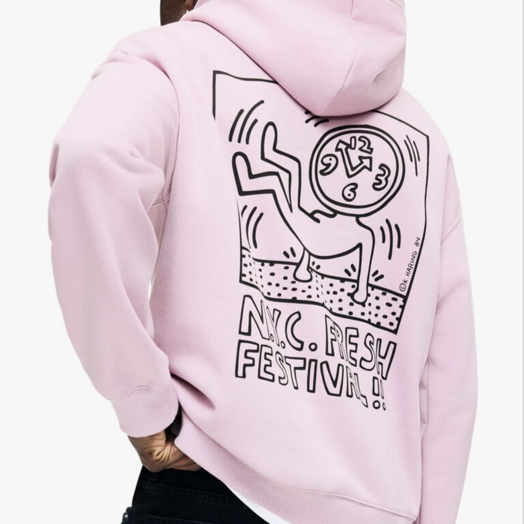Hoodie H&M Man x KEITH HARING JASTIP