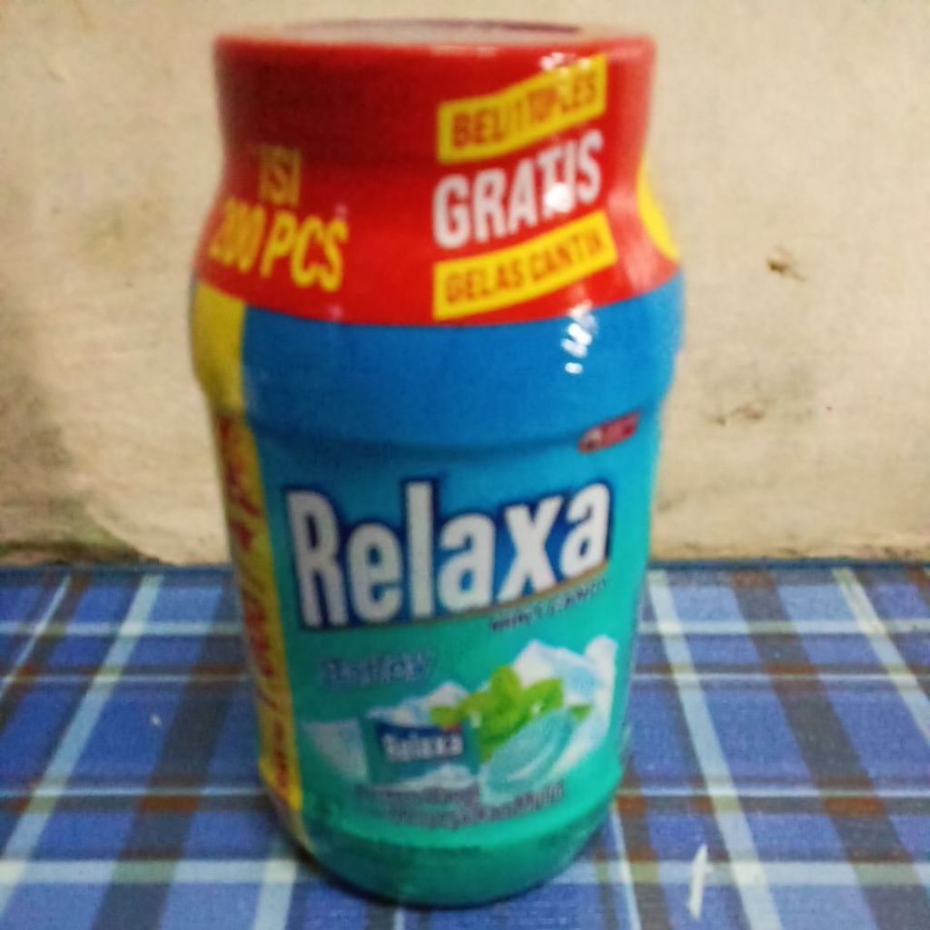 PERMEN RELAXA BARLEY MINT TOPLES ( 200 BUTIR )