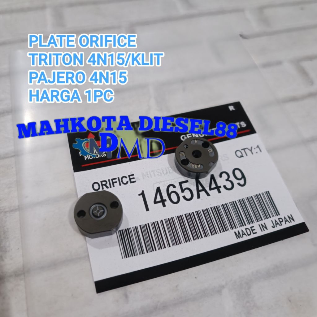 PLATE VALVE INJECTOR TRITON 2.4 KL1T TRITON 4N15/PAJERO KL1T PLATE ORIFICE INJEKTOR TRITON KL1T /TRI