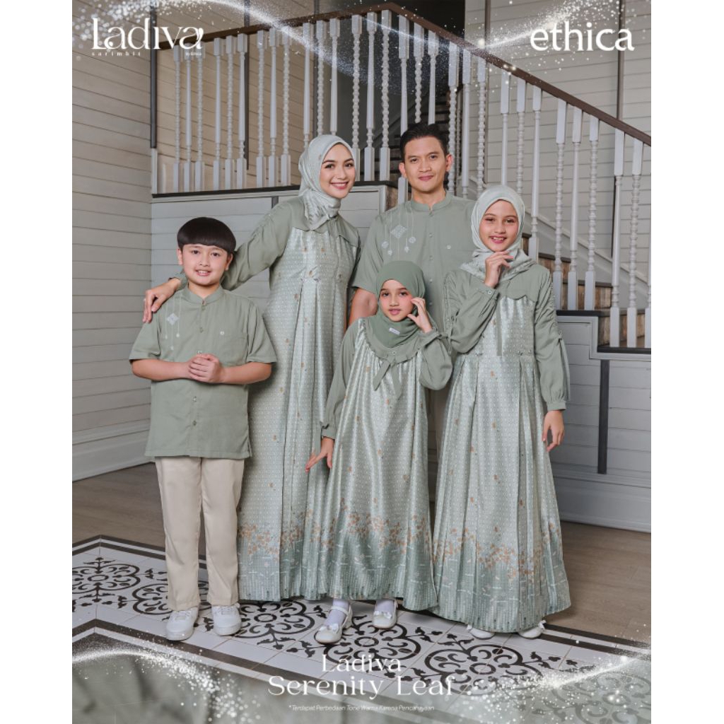 SARIMBIT SERENITY LEAF BY ETHICA 2026/SARIMBIT LEBARAN/SARIMBIT KELUARGA/GAMIS DAN KOKO/SARIMBIT ETH