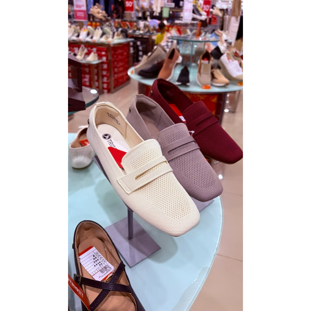Flatshoes / Sepatu Teplek Rajut Wanita Triset