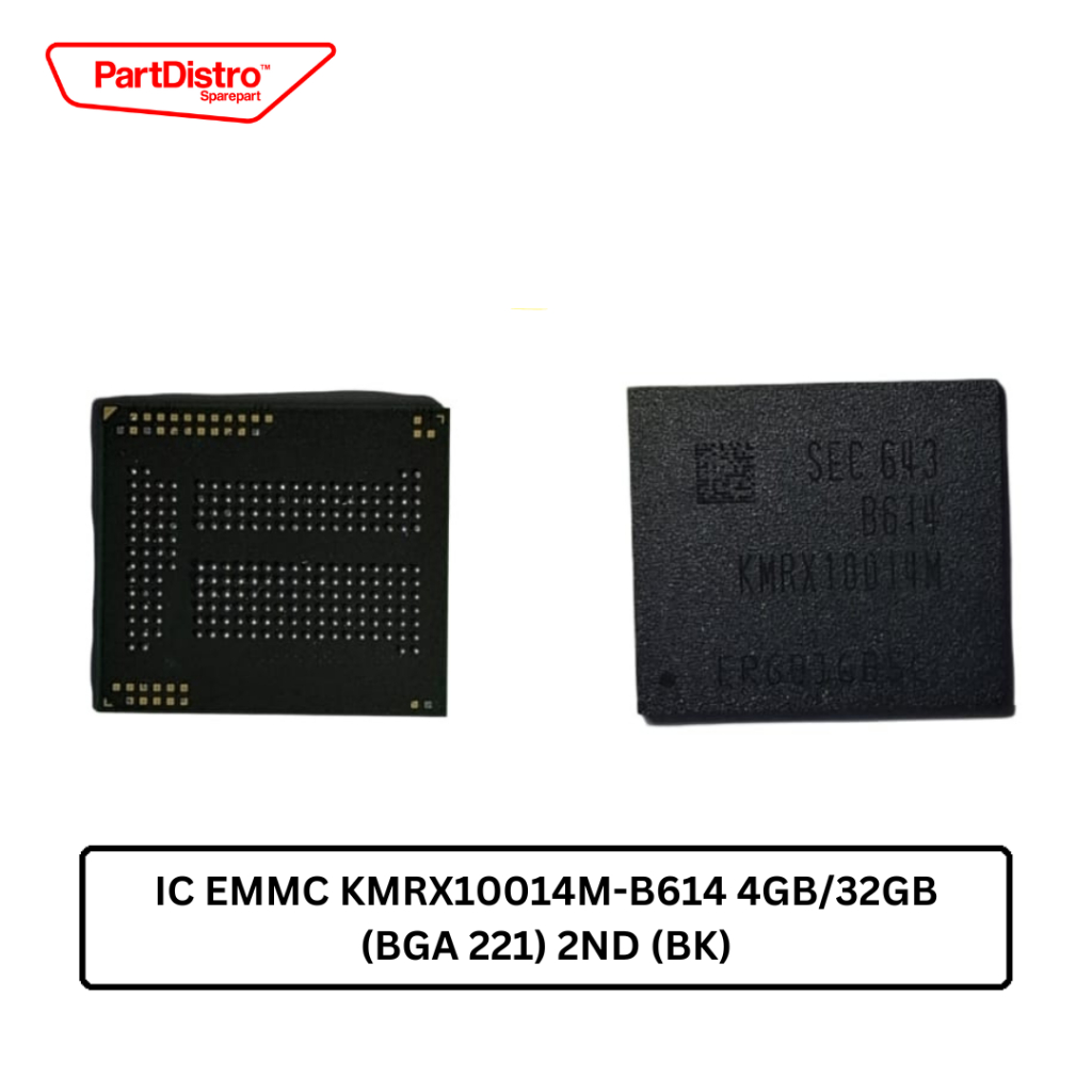 IC EMMC KMRX10014M-B614 4GB/32GB (BGA 221) 2ND (BK)