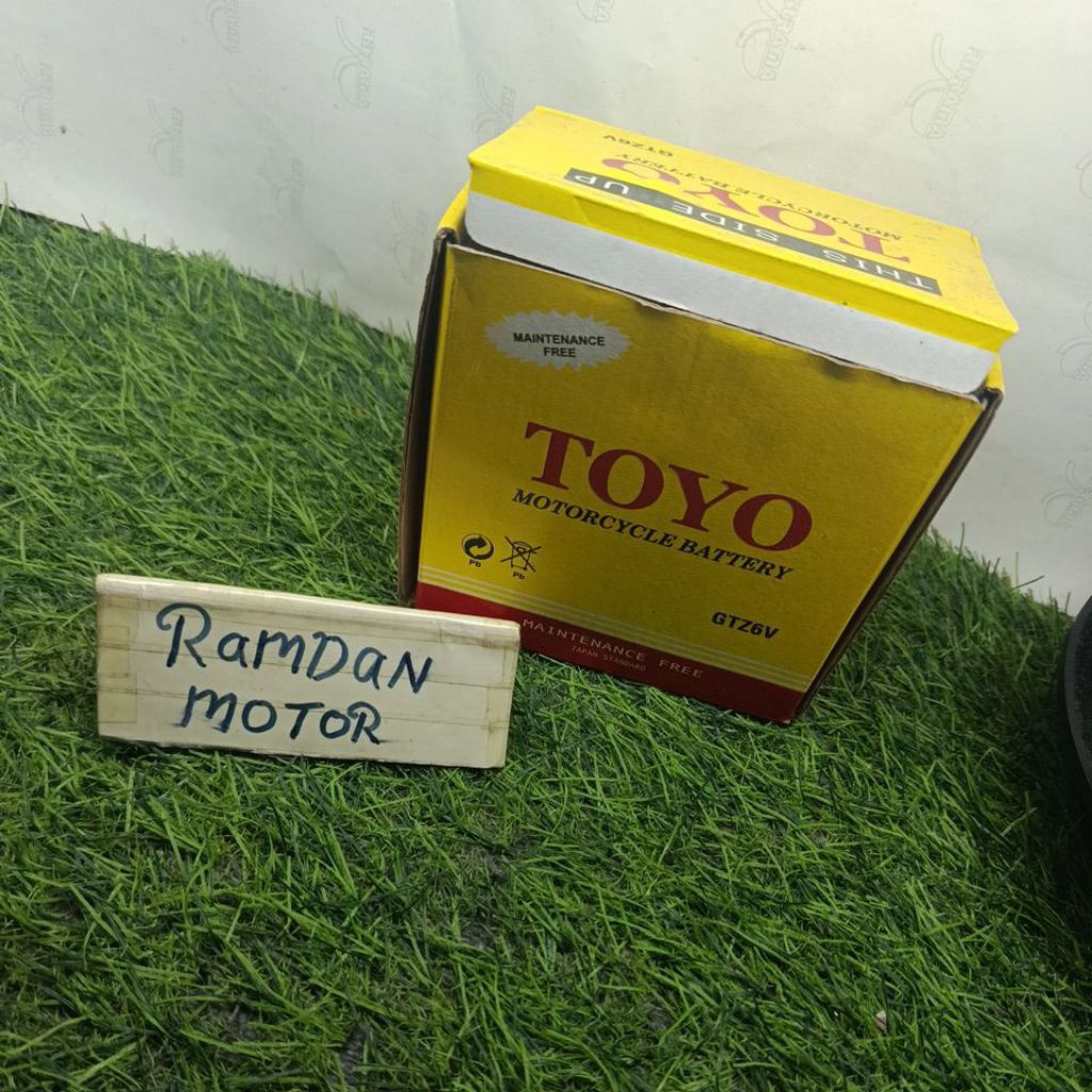 AKI TOYO AKI ACCU VARIO 125 / 150 / PCX  JAPAN STANDAR (GTZ-6V) ORIGINAL TOYO