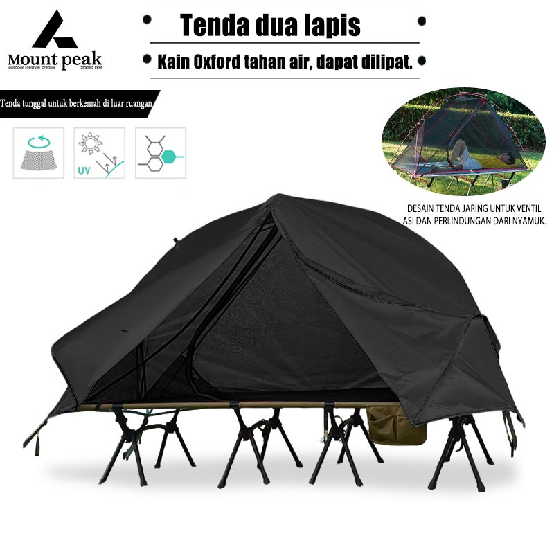 Mountpeak Tenda Camping Velbed Ultralight  Tenda Tempat Tidur 1P Camp Bed Shelter