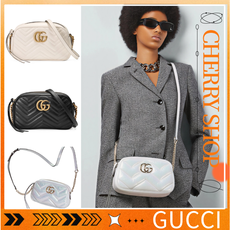 Gucci GG Marmont series Tas Selempang Tas Kamera Wanita Gucci