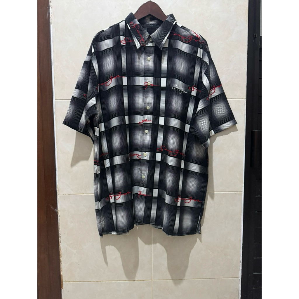 kemeja print vintage sean john