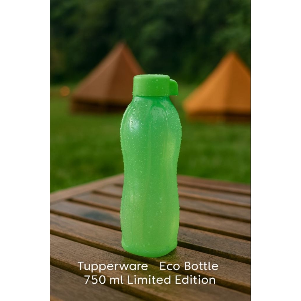 Botol minum Tupperware Eco bottle 750 ml Tutup ulir limited edition