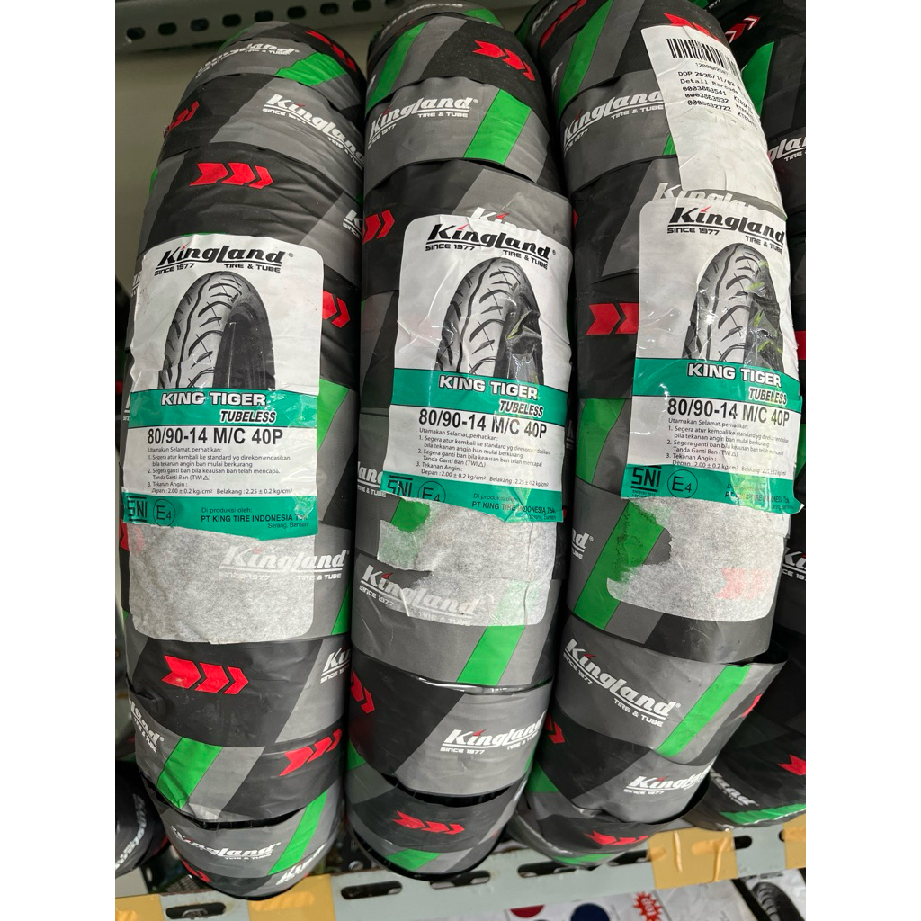 Ban Kingland Tubeless 80/90-14 King Tiger
