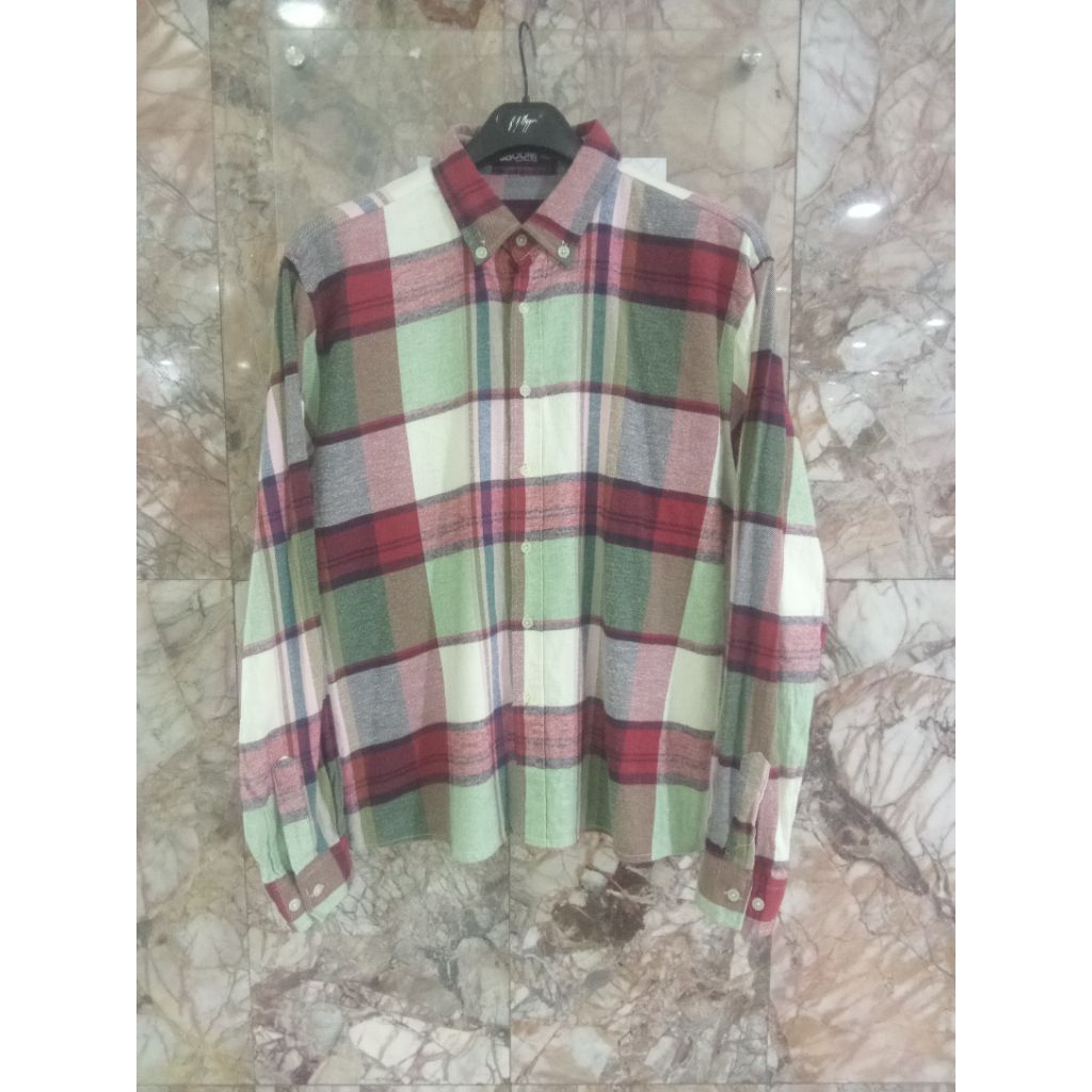 sale kemeja flanel pria Jboom size XXL