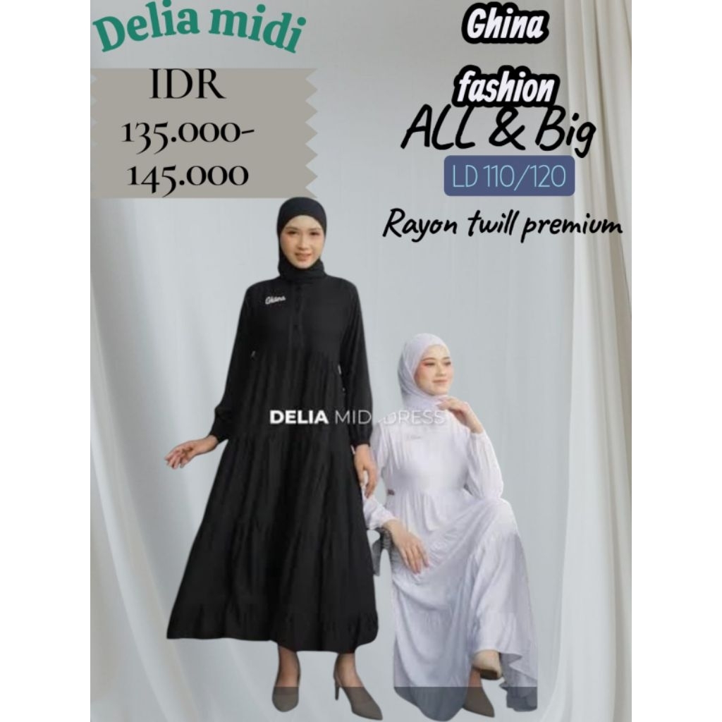 ghiina fashion delia midi dress by ghiina fashion