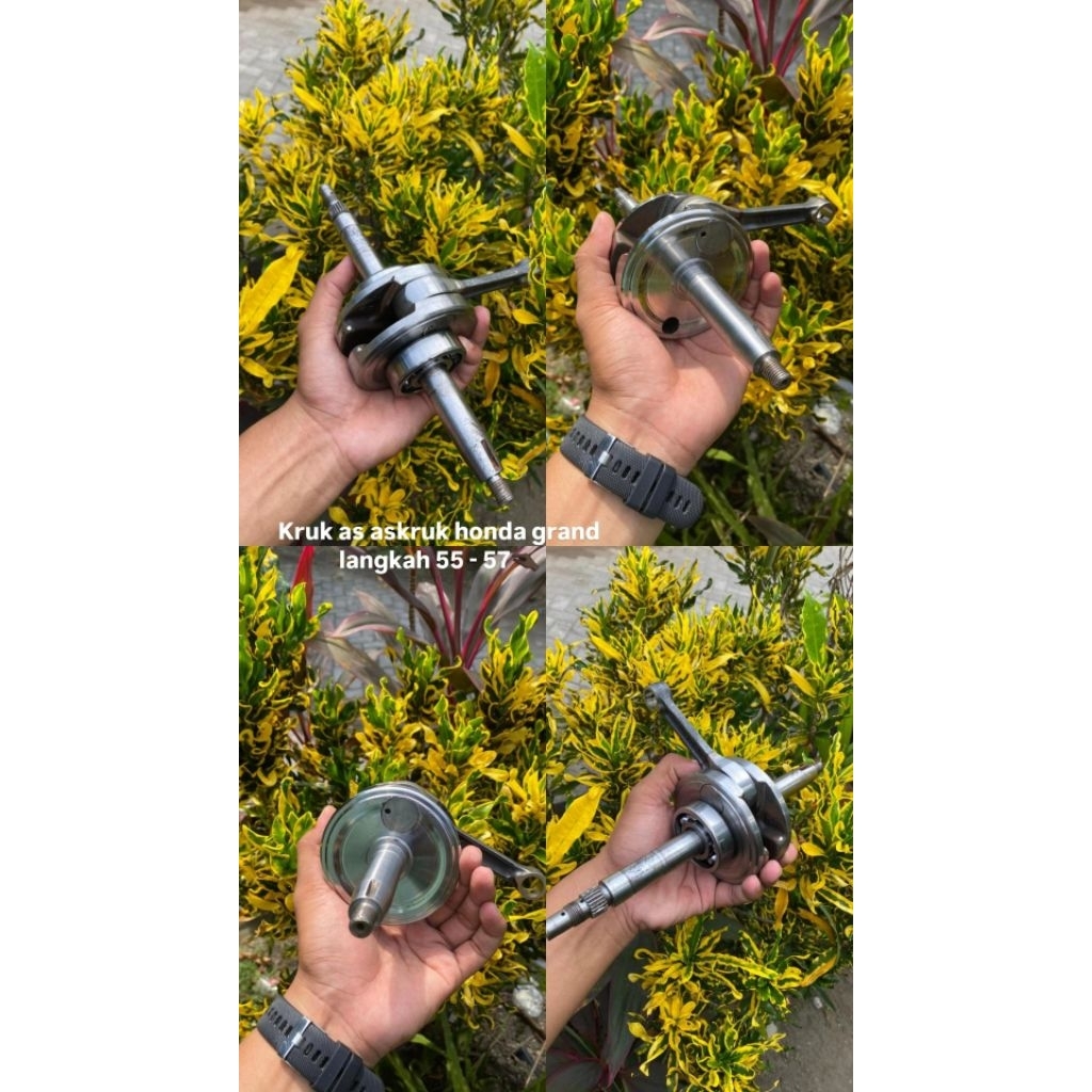askruk kruk as crankshaft bandul bandol Honda grand struk up langkah 55 dan 57 PNP c series ex 5 gra