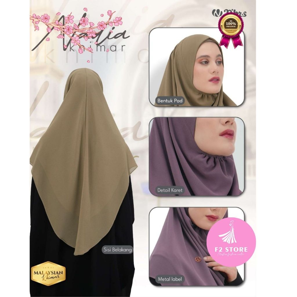 HIJAB INSTAN NADIA  BY NIBRAS