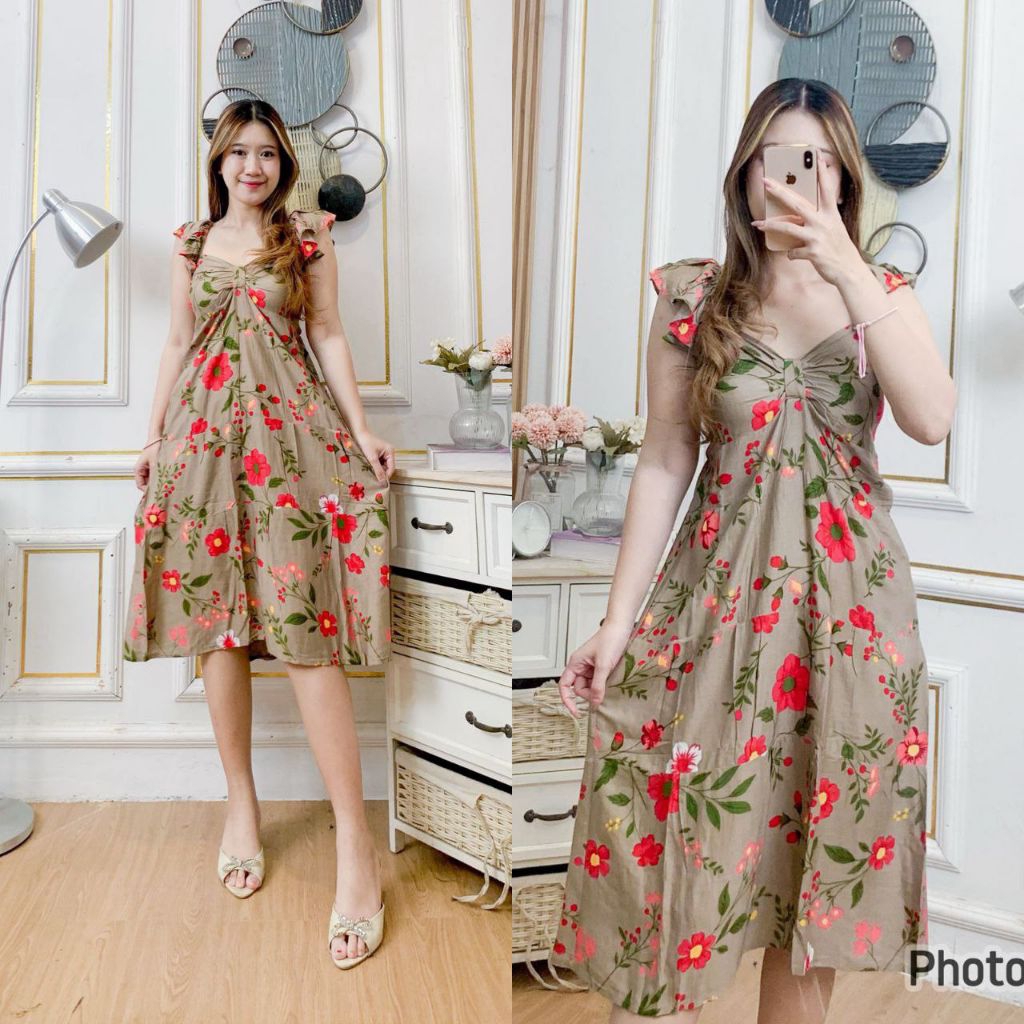 Daster olivia / daster bali / daster rayon / homedress bali / baju tidur wanita / daster bunga