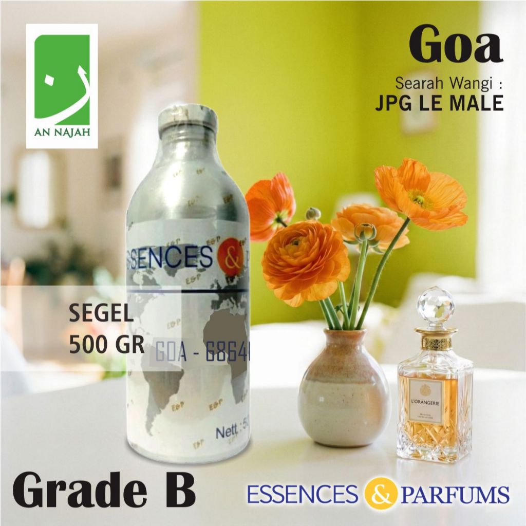 GOA | Grade B | Searah Wangi Jpg Le Male | Essences & Parfums | 500gr Segel