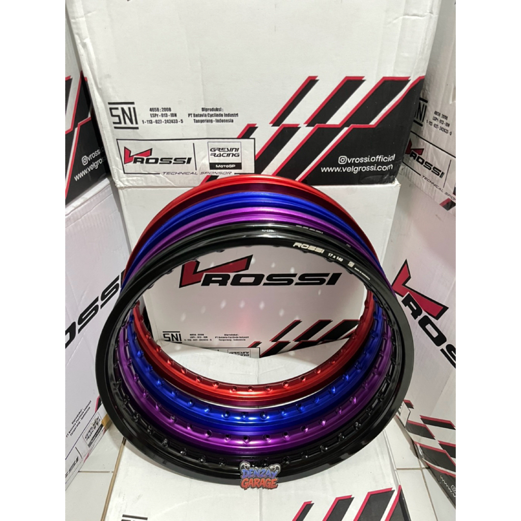 velg rossi ring 17 sepasang 140+140x17