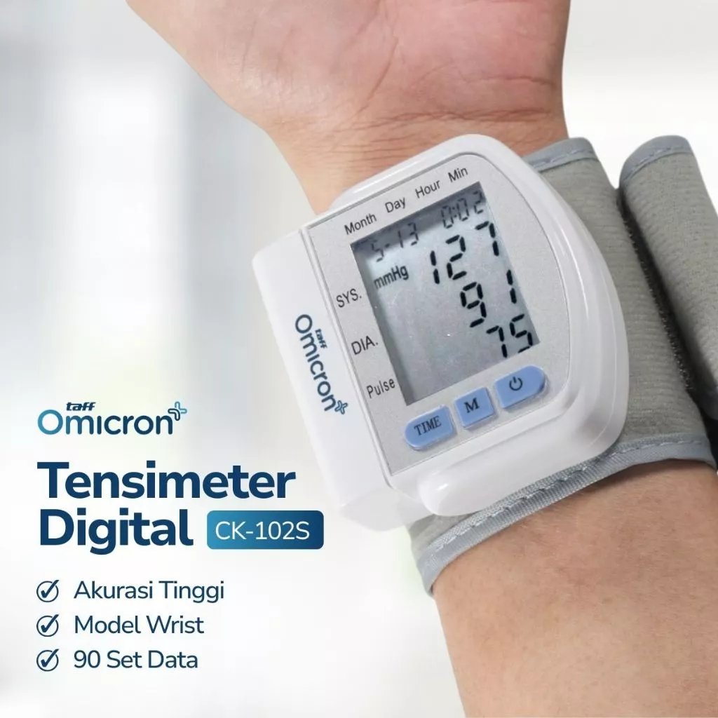 Tensimeter Digital Wrist Monitor CK-102S LCD