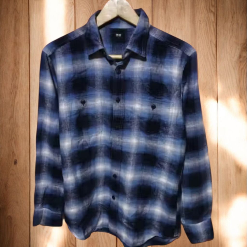flanel uniqlo veterano murayama size S