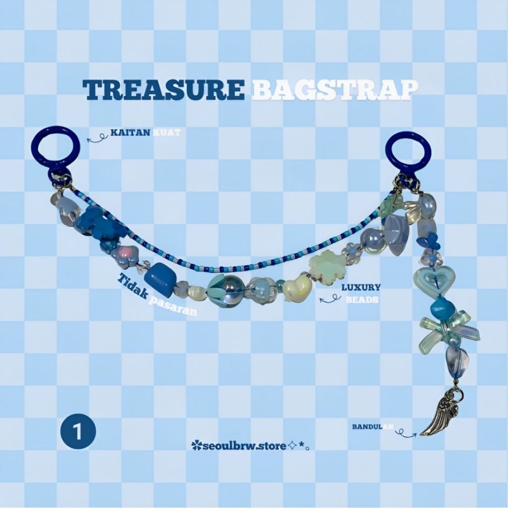 BAGSTRAP TREASURE / hiasan tas konser /  aksesoris tas / gantungan tas konser TREASURE