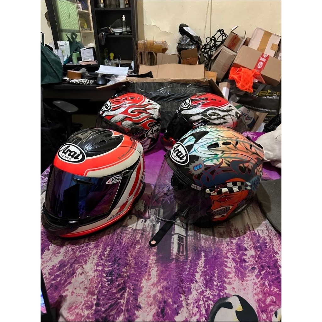 Arai RR5 hayden size S ori & TSR Russel ram4