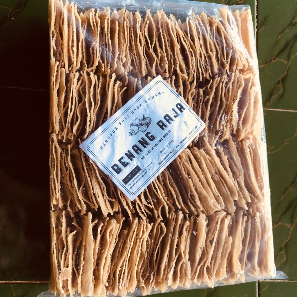 kerupuk puli ball/ kerupuk 2,5kg/ kerupuk gendar/kerupuk benang raja