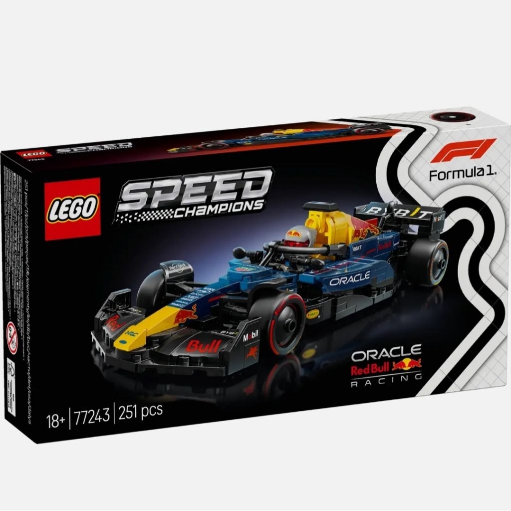 18+ LEGO Speed Champions Oracle Red Bull Racing RB20 F1 77243 (251 Pieces)