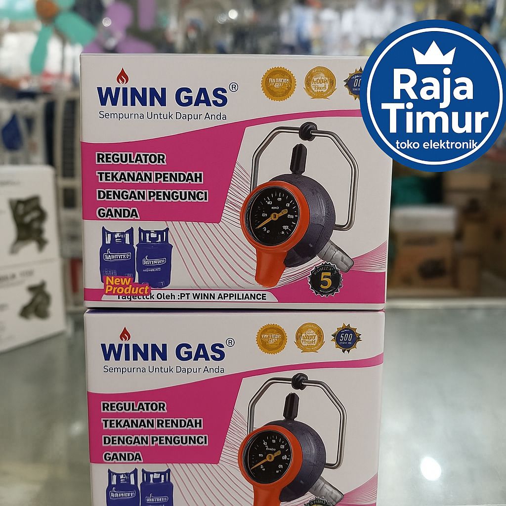 Regulator Tekanan Rendah WINN GAS/Regulator pengunci ganda