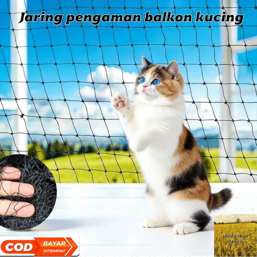 Jaring Pagar Ayam Unggas Kolam Ikan Murah HDPE