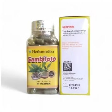 Kapsul Ekstrak Sambiloto Herbamedika BPOM