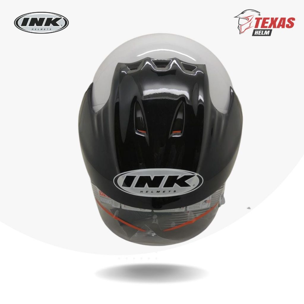 Helm INK Klasik CX390 Putih (White) Original 100% - INK Helmet Classic CX-390 Model Batman (Betmen)