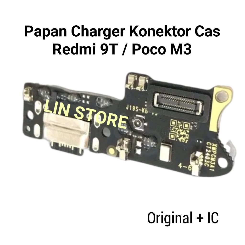 Flexible Charger Xioami Redmi 9T / Poco M3 Ori Plus Ic Konektor charger Papan Cas Redmi 9T / Xioami 