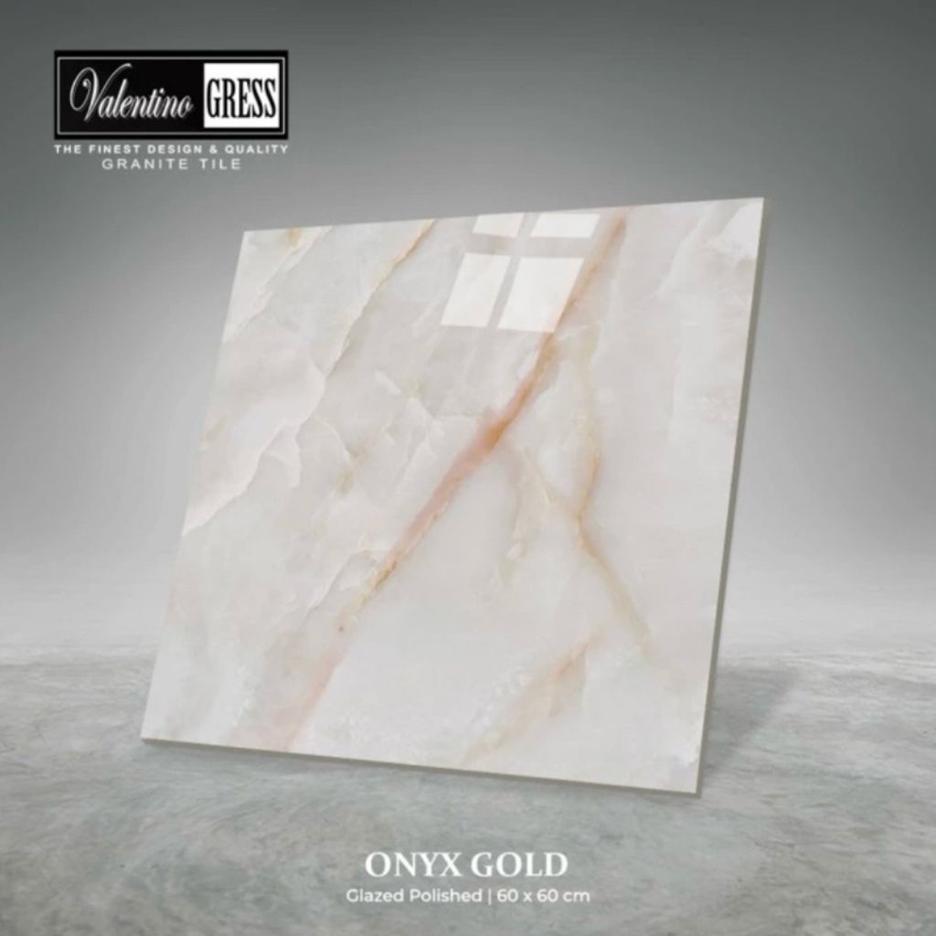 Granit 60x60 Valentino gress ONYX GOLD | GLOSSY