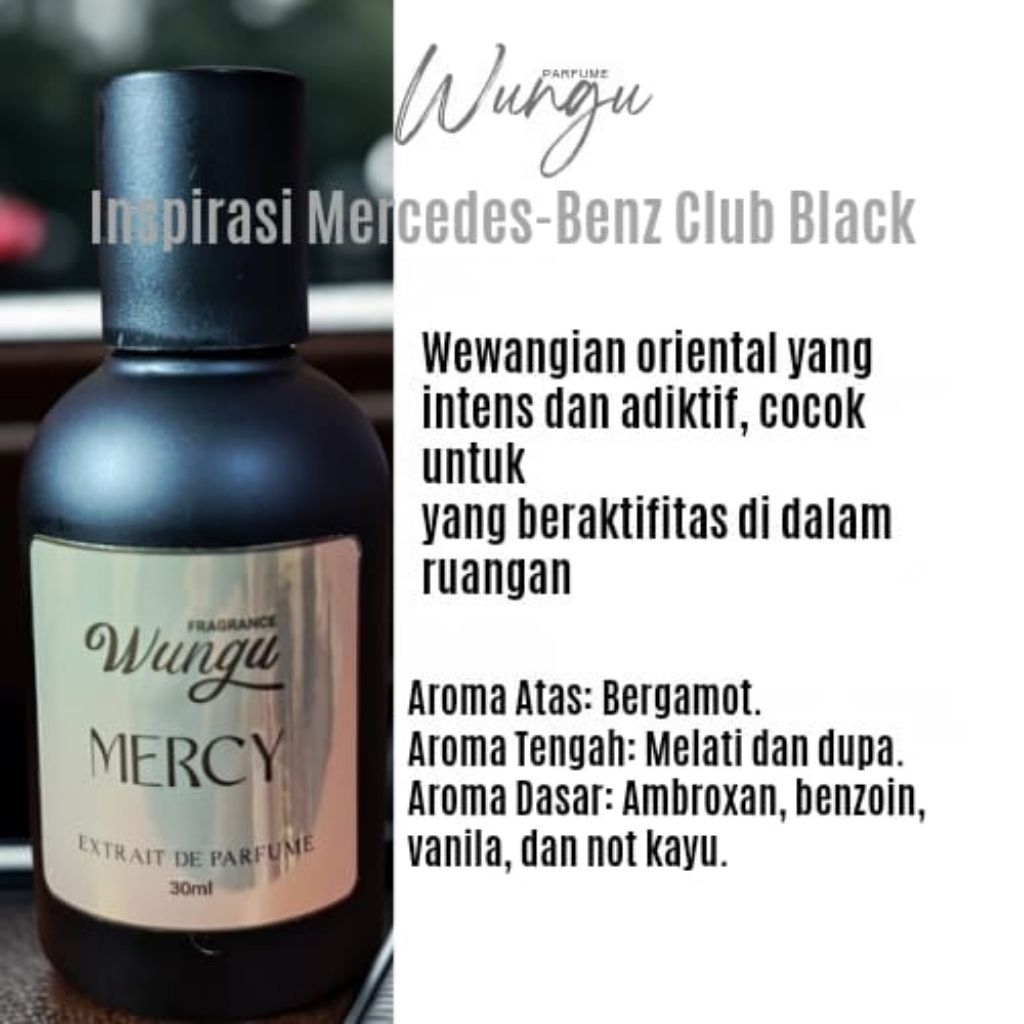 MERCY inspired MERCEDES BENZ CLUB BLACK