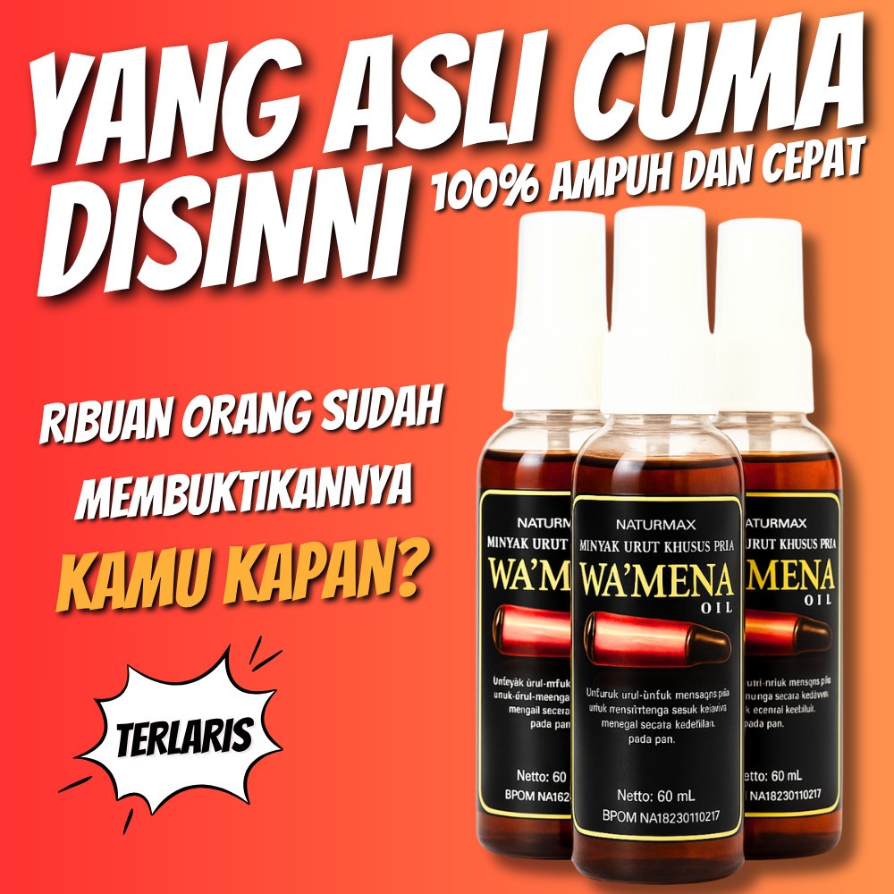 WAMENA ( 100% ORI )NATURMAX MINYAK URUT KHUSUS PRIA
