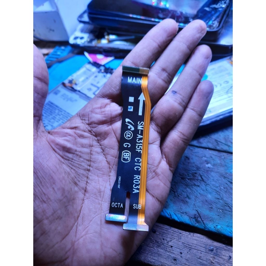 part copotan ori mesin mati kamera depan belakang flexible papan cas samsung a31