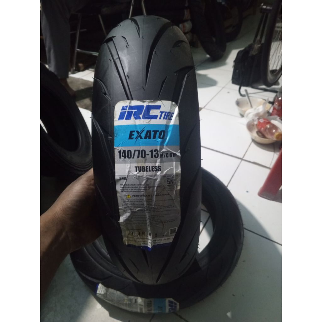 Ban Luar Tubeless Irc Exato 140/70-13 Ban Luar Motor Matic Nmax pcx160 adv