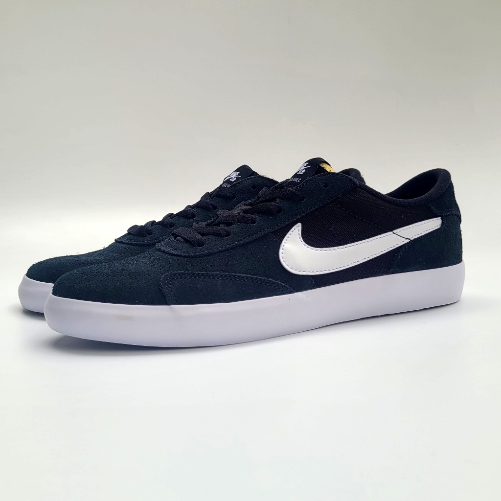 Nike SB Heritage Vulc Original Sepatu Pria Sneakers Sneaker Pria Cowok Black Hitam Skate Skateboard