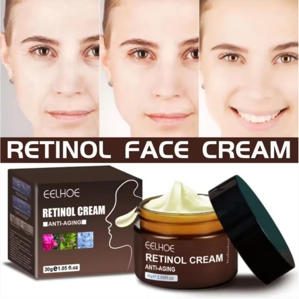 EELHOE Retinol Face Cream - Krim Wajah Anti-Penuaan