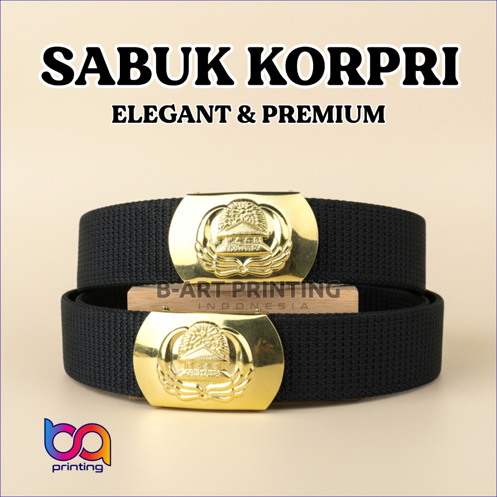 IKAT PINGGANG KORPRI POLOS SABUK KORPRI ASN ABDI NEGARA GESPER KORPRI SABUK ASN