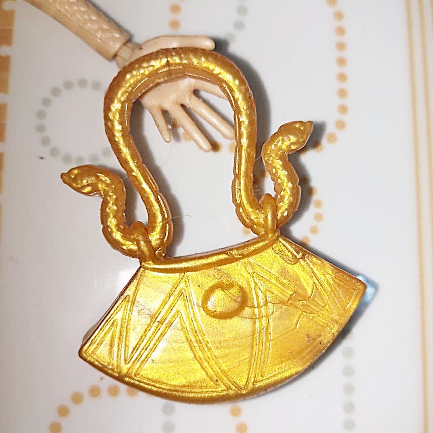 Aksesoris Boneka Monster High Doll Nefera de Nile 1st Wave Tas Gold