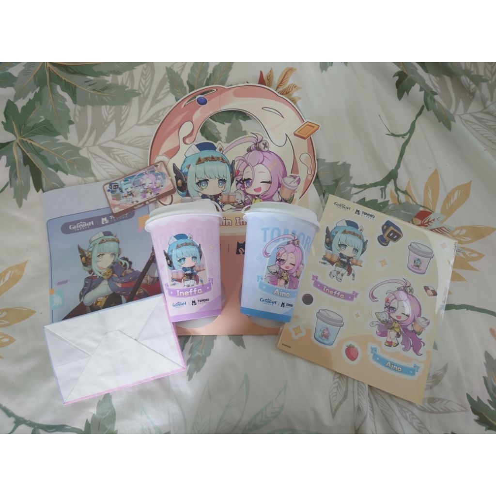 REDEEM CODE GENSHIN IMPACT X TOMORO COFFEE COLLABORATION GOODS SET