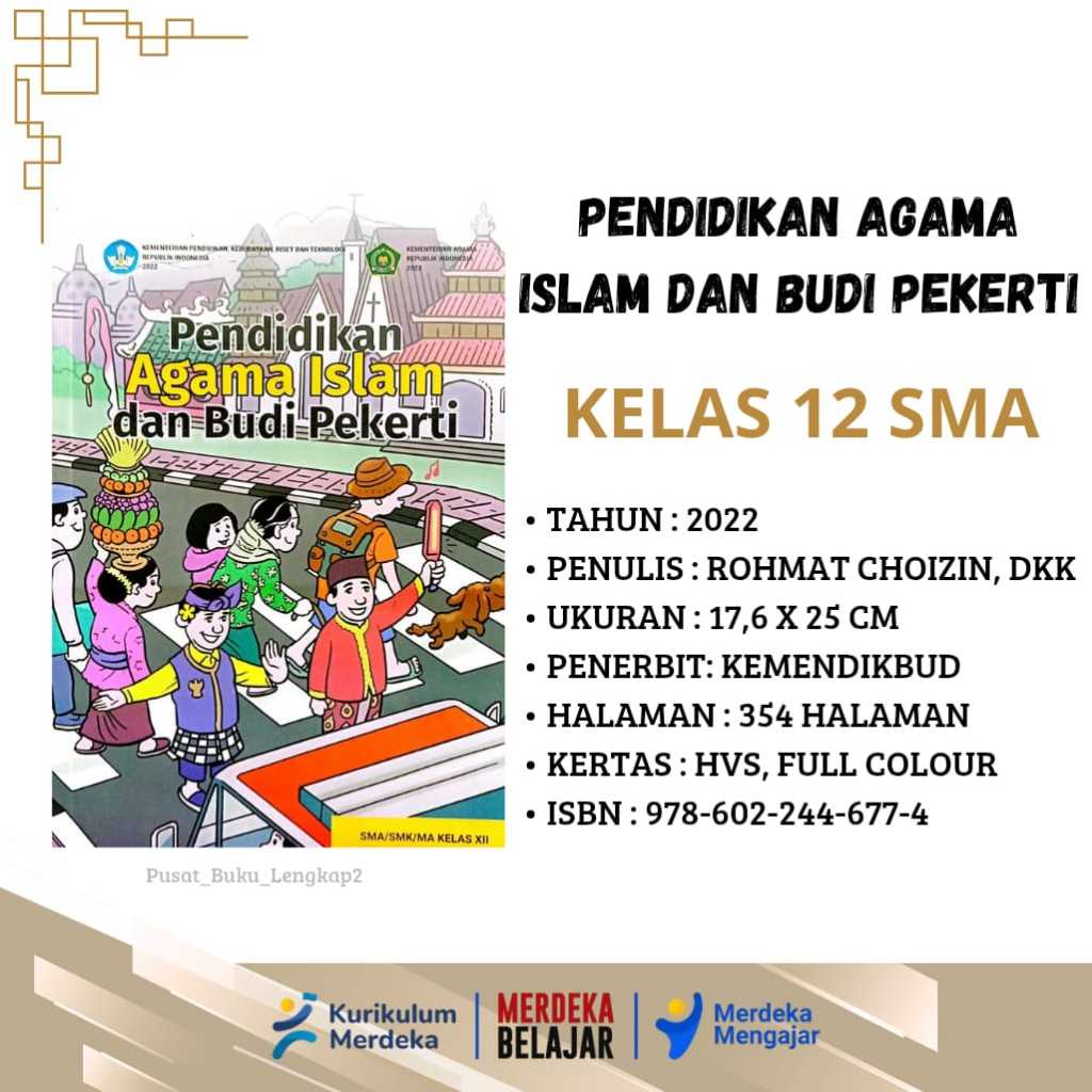 BUKU SISWA PAI KURIKULUM PENGGERAK-MERDEKA KELAS 12 SMA/MA