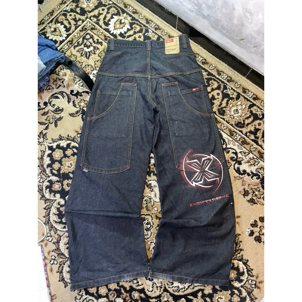 celana baggy y2k big pokett