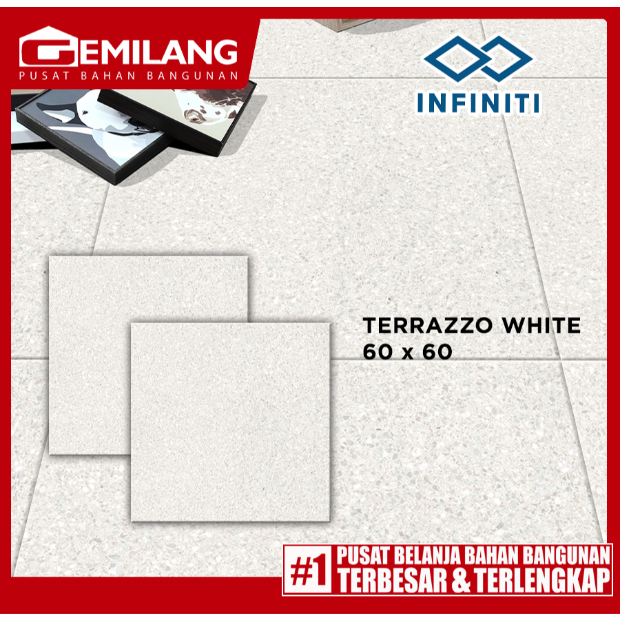 INFINITY GRANIT TERRAZZO WHITE 60 x 60