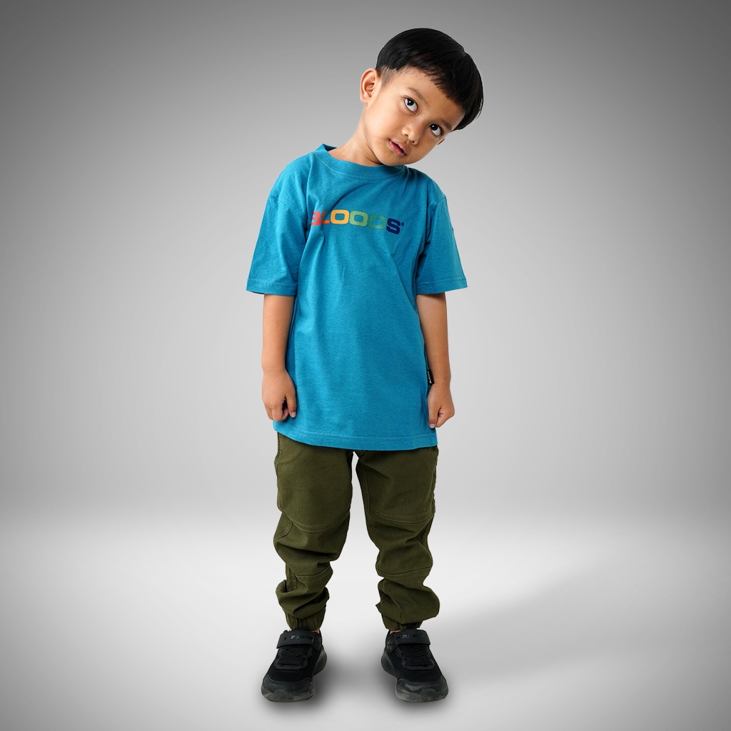 Bloods Series Kids Kaos Anak Lilstep 05 Blue