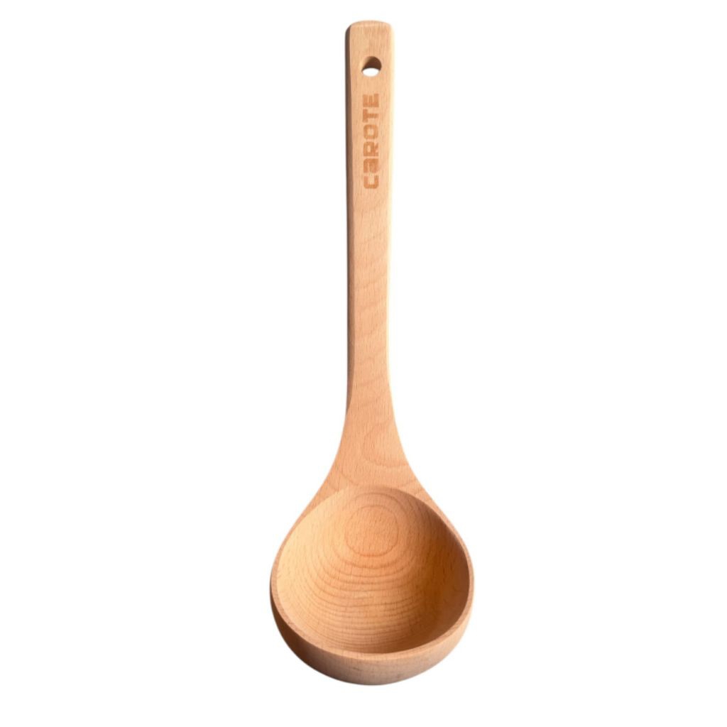 Carote Wooden Spoon / Carote Centong Sayur Kayu - Centong Kuah Carote