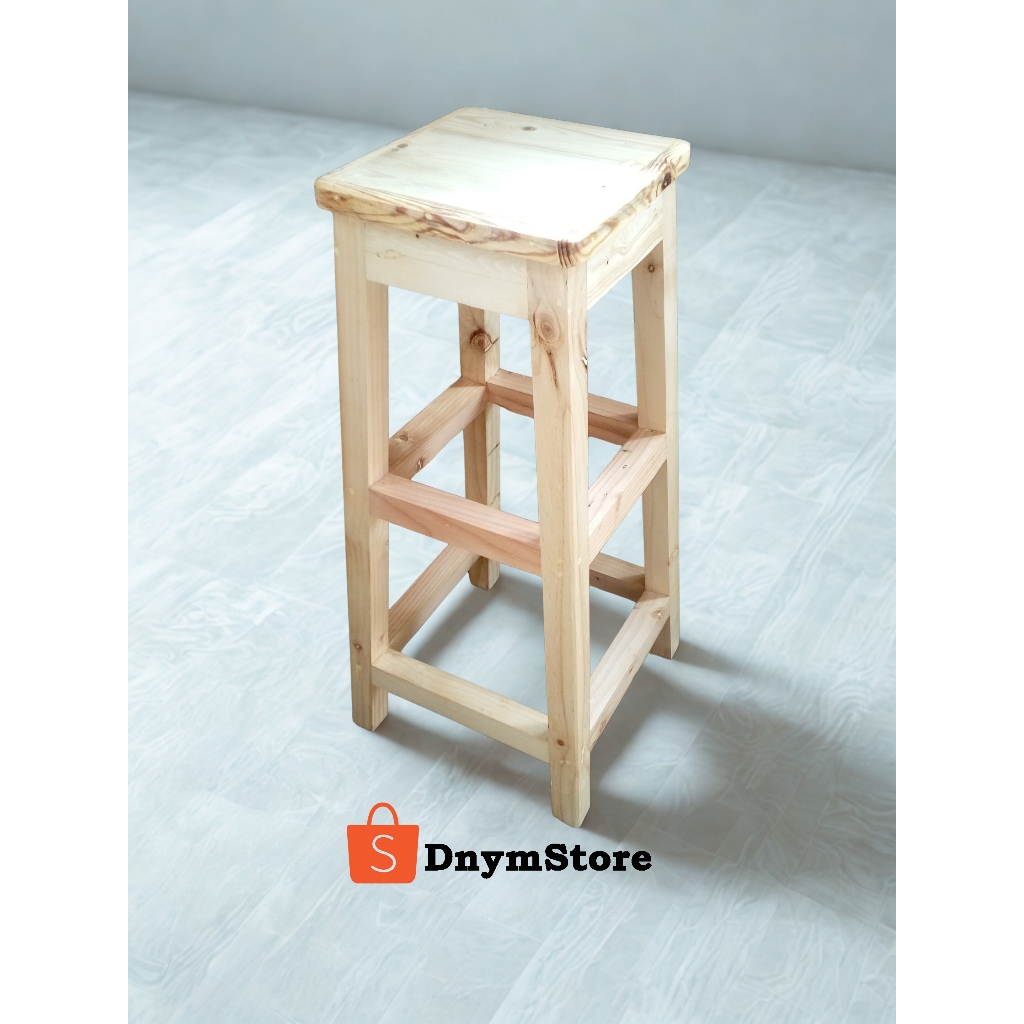 Kursi Bar Jati Belanda Tinggi 80cm Termurah Sudah Finishing