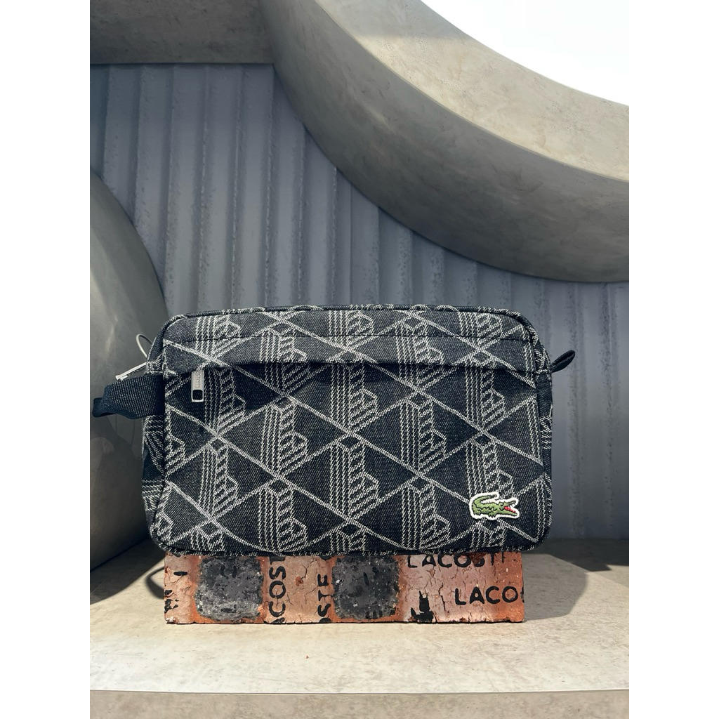 Lacoste Original pouch bag toilet kit tas kecil